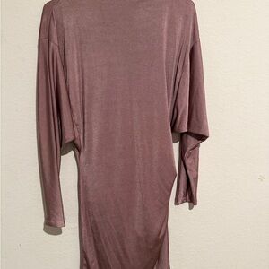 Zara Dusty Pink Long Sleeve Dress